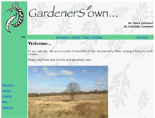 Tablet Screenshot of gardenersown.co.uk